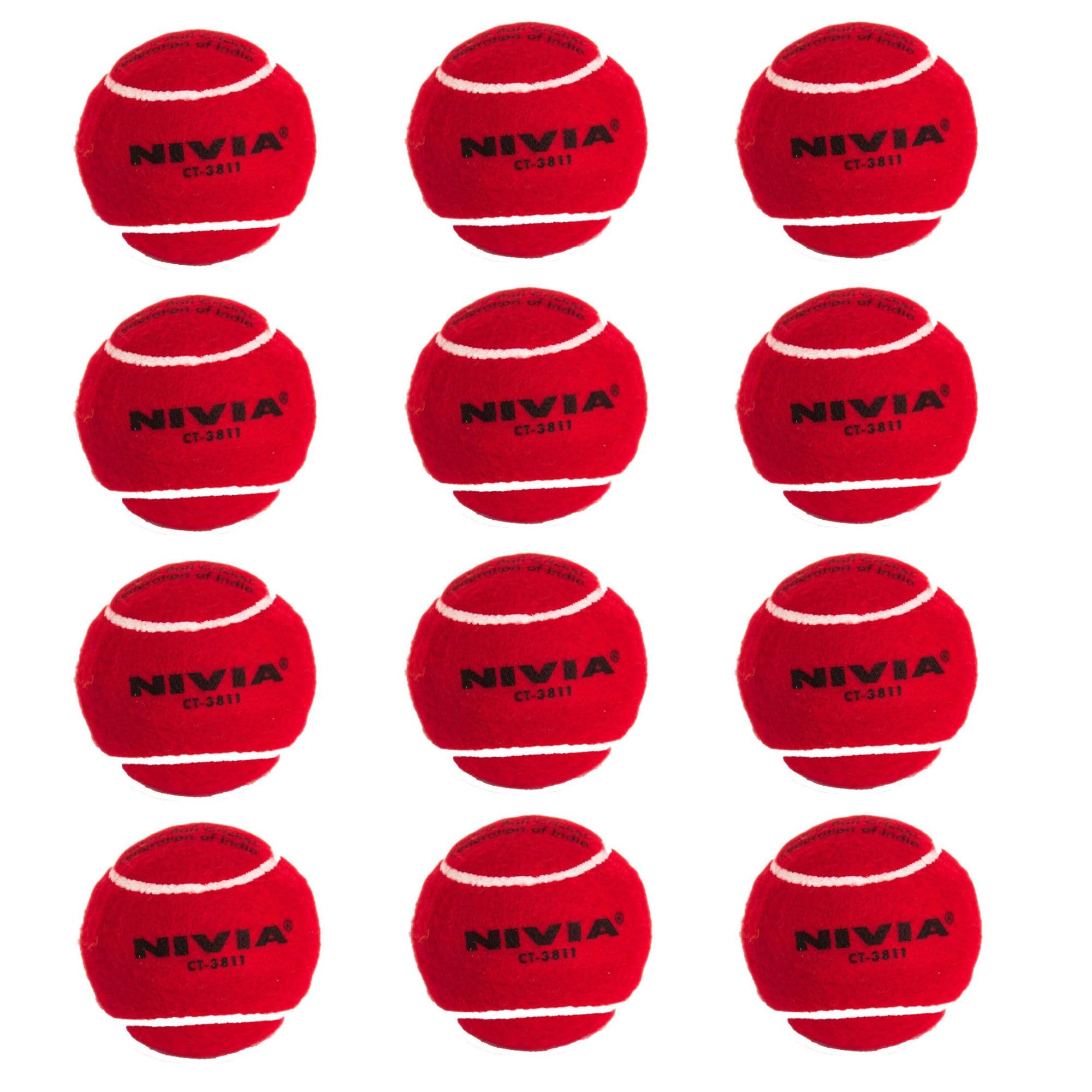 Cricket Tennis Balls (Red Balls Pack of 12)