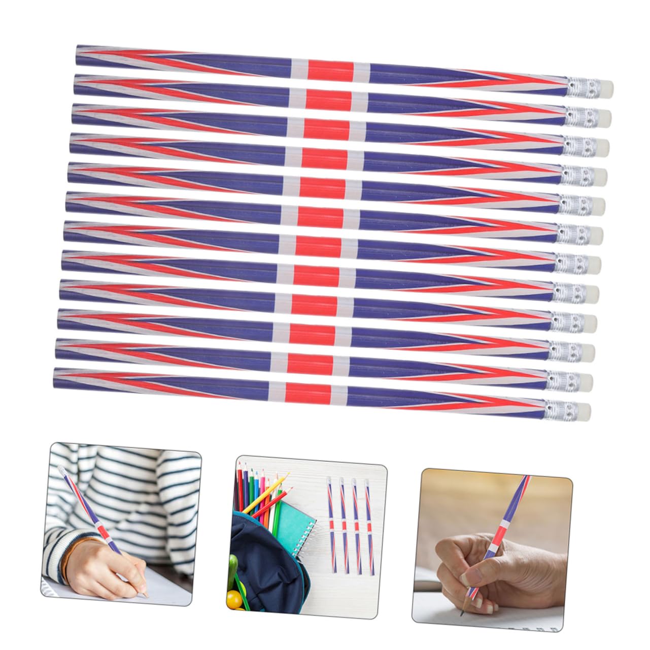 Bleistift 100 Stück, Leichte Schülerbleistifte mit Ergonomischem Griff