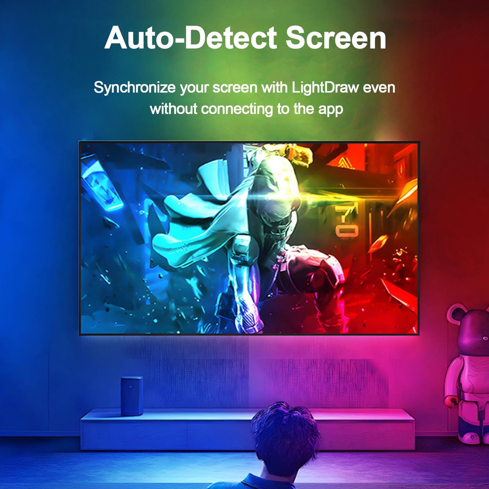 Sincronizzazione della Retroilluminazione della TV con Lo Schermo