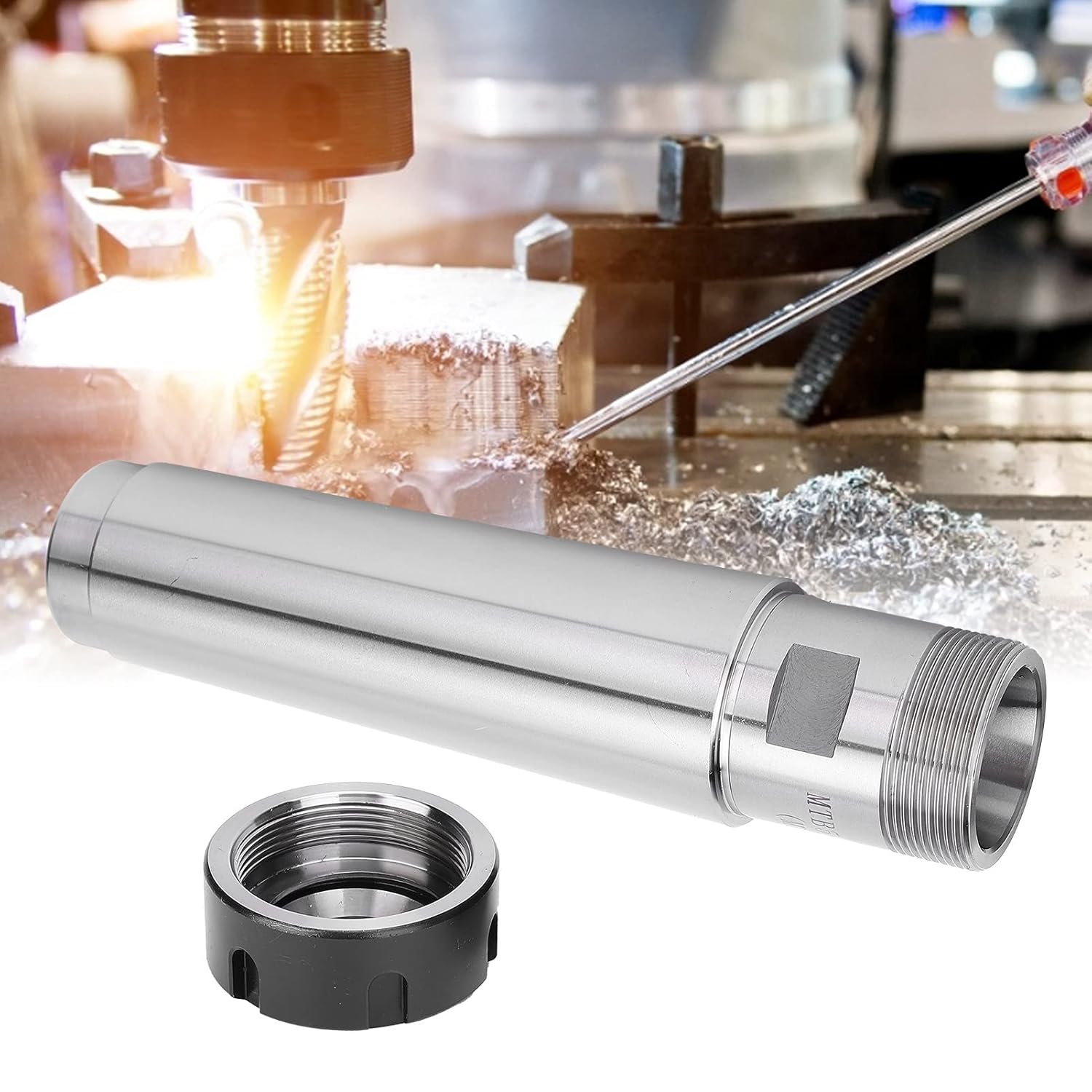 モールステーパー5シャンクER32コレットチャック、コレットチャックホルダー、CNC旋盤のCNCミリングツールホルダー、モールステー