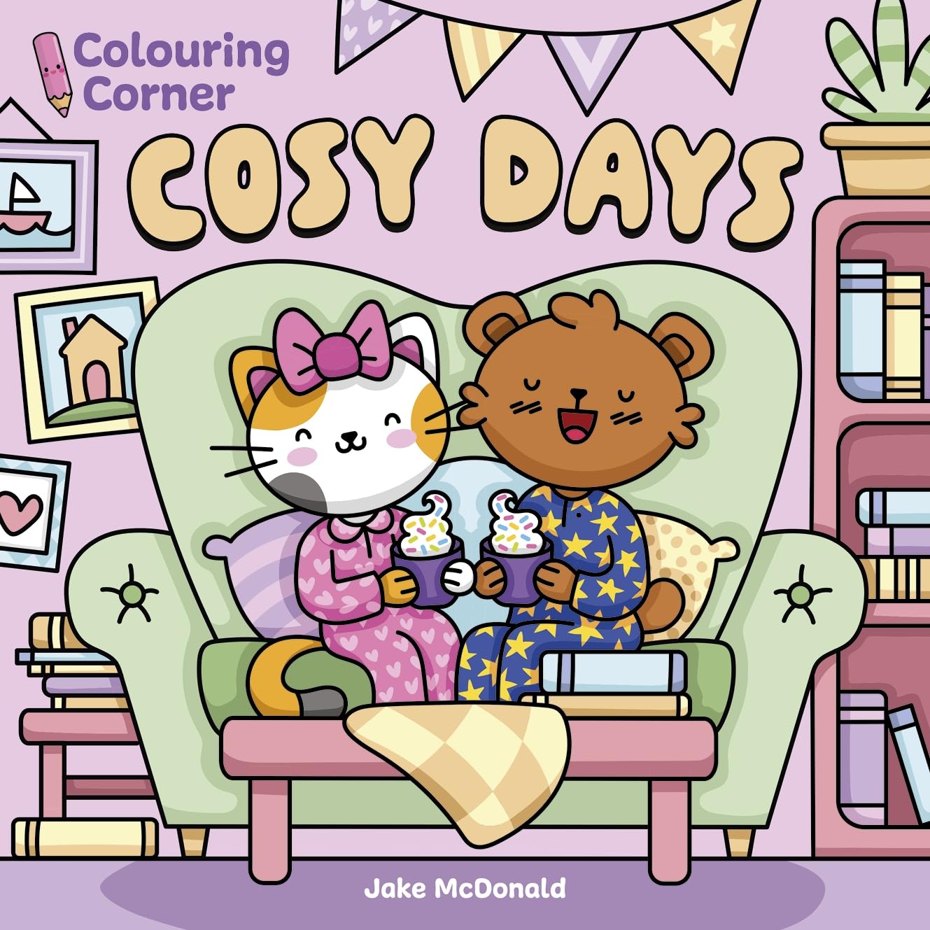 Jake McDonald Colouring Corner: Cosy Days Paperback Book