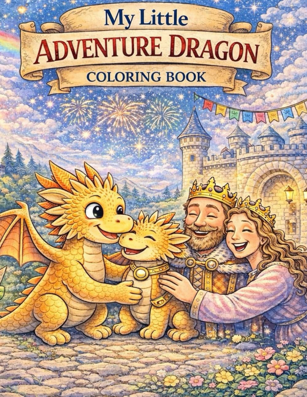 My Little Adventure Dragon: Coloring Book
