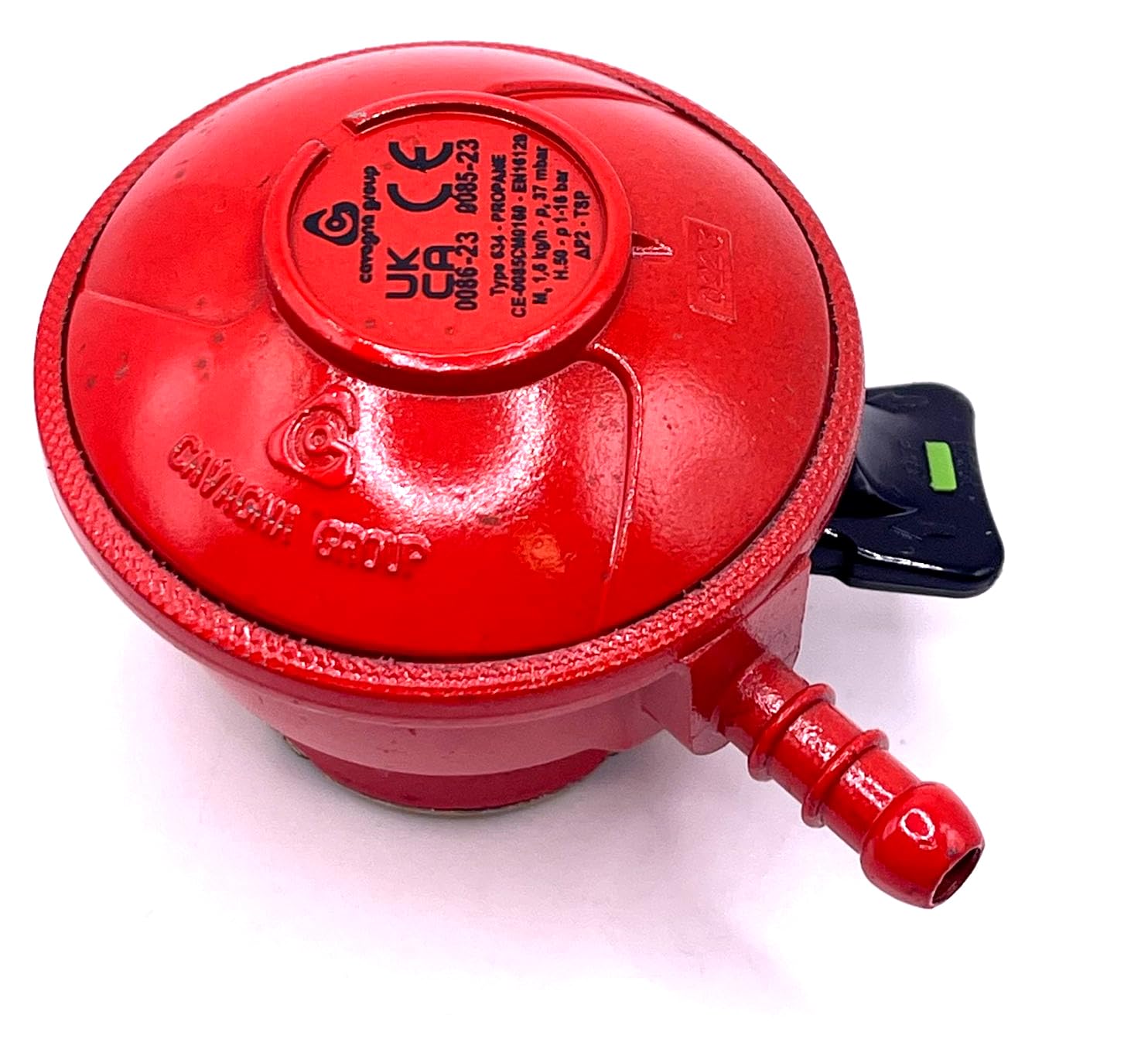 Régulateur de Pression de gaz Propane à Clipser 27 mm 1,5 kg/h + Tuyau Haute Pression de 2 mètres