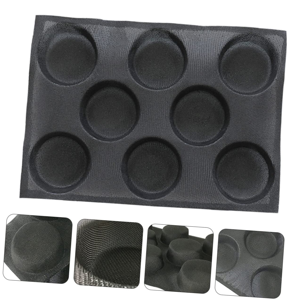 LIFKOME 3pièces Moule à Silicone Antiadhésif Cavités Résistant Aux Hautes Températures Pour Cuisson De Pains Sains Compatible Four Congélateur