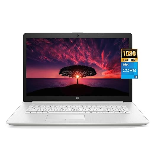 HP 17 Business Laptop Computer, 11th Gen Intel Core i5-1135G7, 17.3" FHD IPS Display, Windows 11 Pro, 32GB RAM, 1TB SSD, Wi-Fi 6, Bluetooth, Webcam, Backlit Keyboard, 32GB Tela USB Card