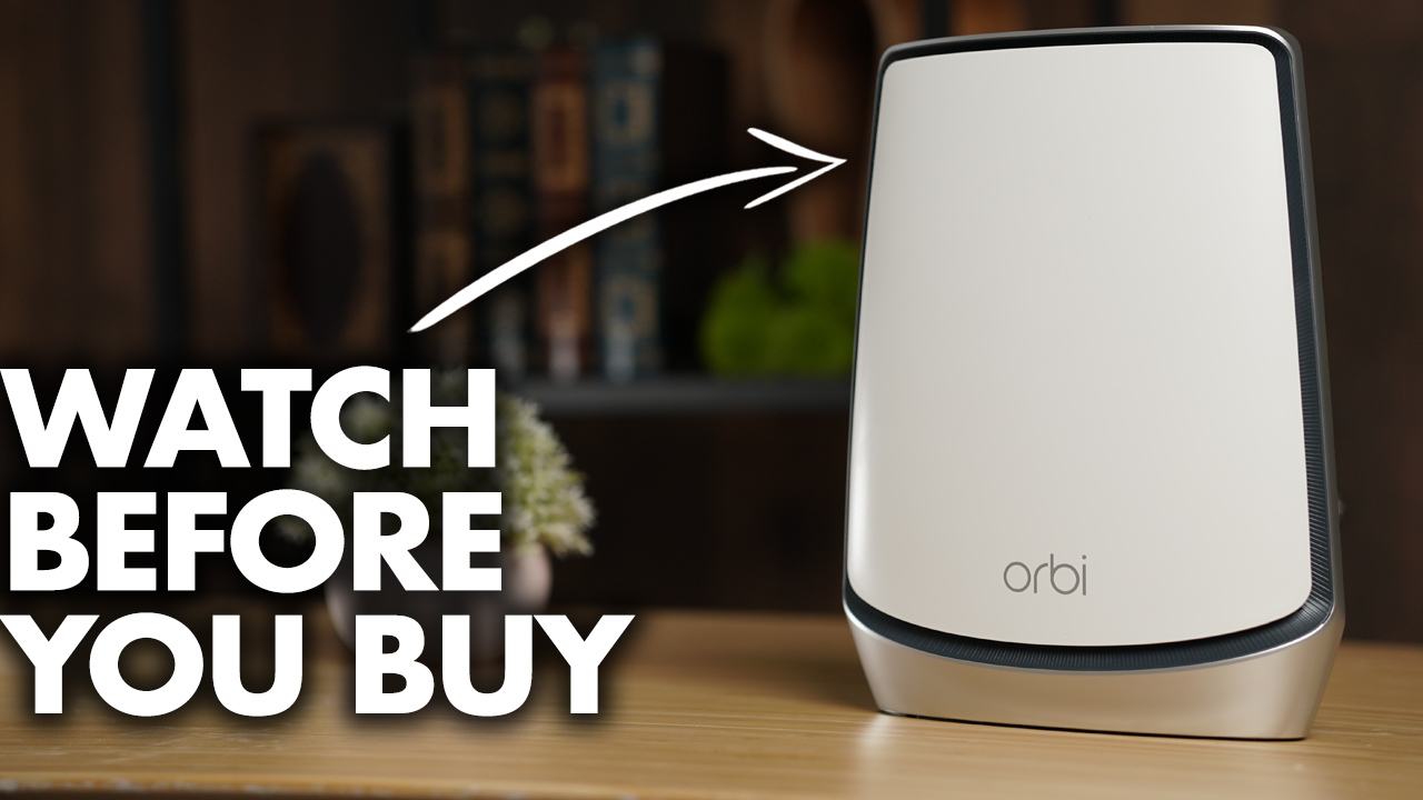 Orbi 6 Router Rear View Watch Netgear Orbi WiFi 6 Router on Amazon Live