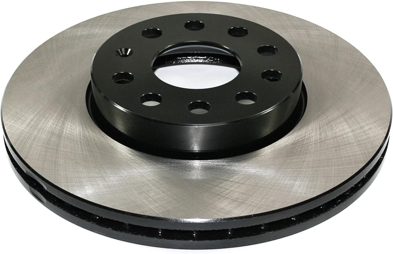 Durago Rotor de freno ventilado delantero de la serie electroforética