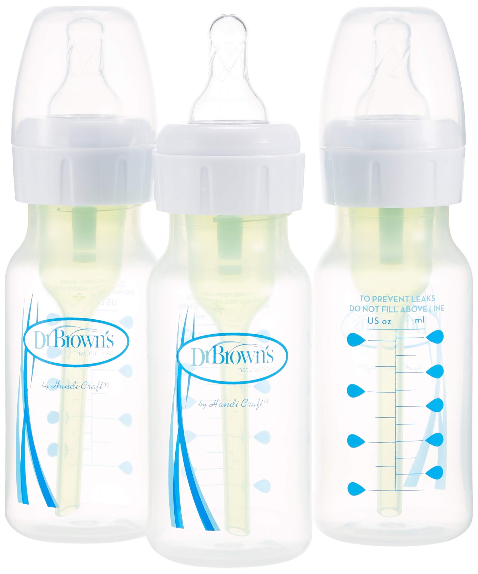 Dr. Brown's Options Narrow Bottle, 3 Pack, Clear, 4 Ounce