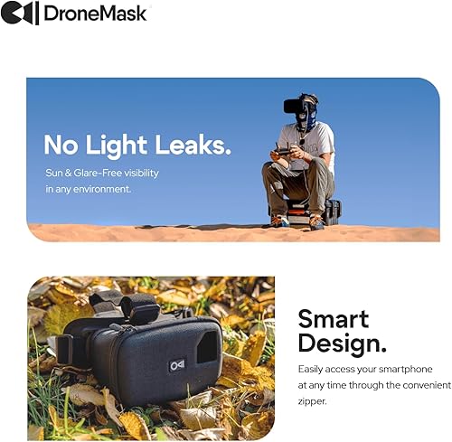 Miniatura 4 de DroneMask 1  Patented Unibody Lens FPV Goggles  Immersive VR Headset for DJI & GPS Drones