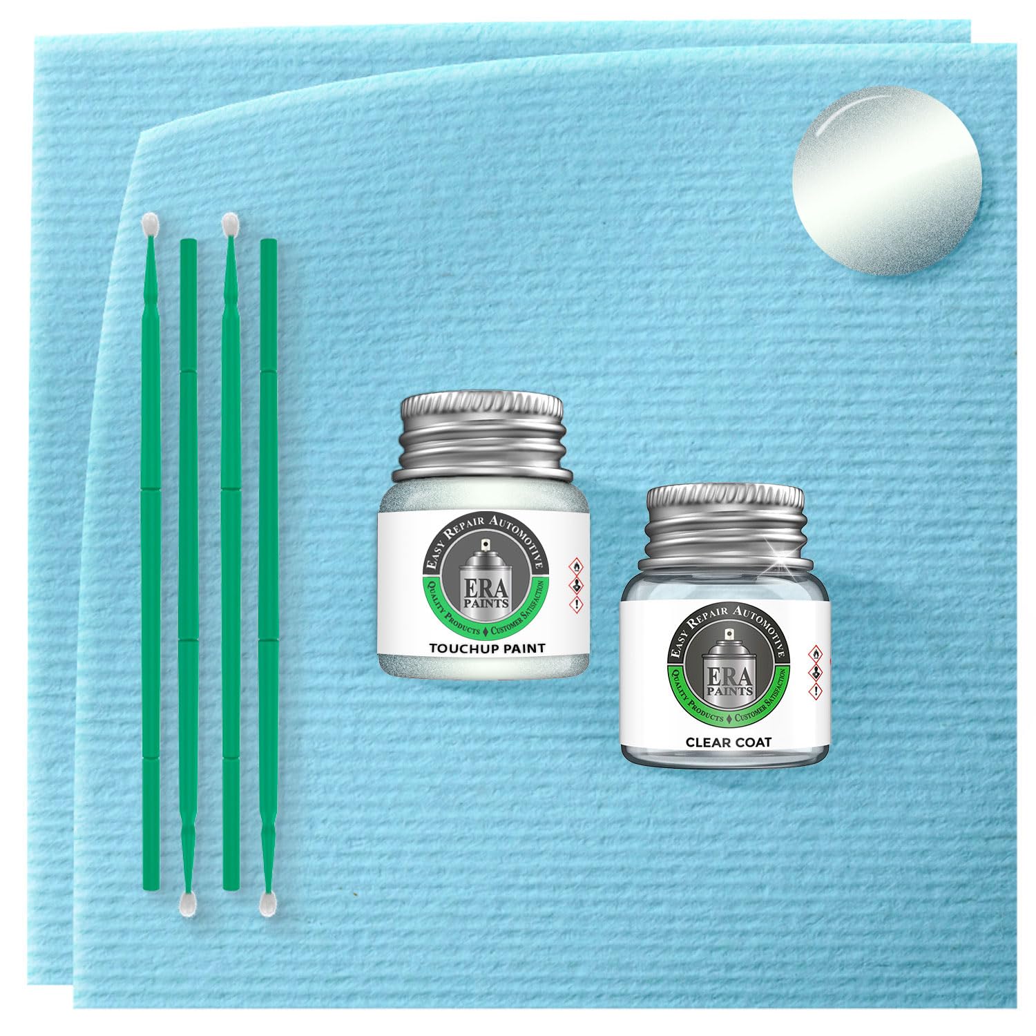 ERA Paints BG51M - Opal Silver Blue Metallic for HONDA Exact Match Automotive Touch Up Paint Jar - Essential Kit