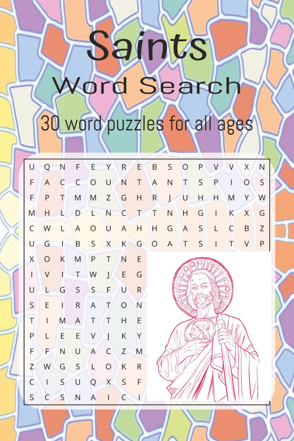 Saints Word Search: 30 word puzzles for all ages