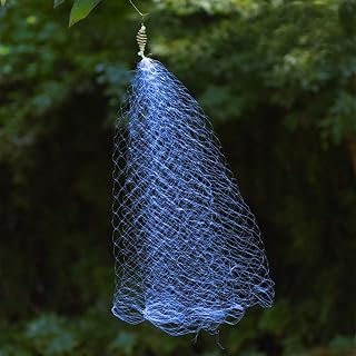 Lueao Cqinju-Red de Pesca Portátil Luminoso de Nylon Azul de Nylon de Nylon Shoal Shoal Shoal Shoal, Tackle Balling rodamiento de Pesca Giratorio Cebo Jaula, Fácil de almacenar (Color : 4 Mesh)