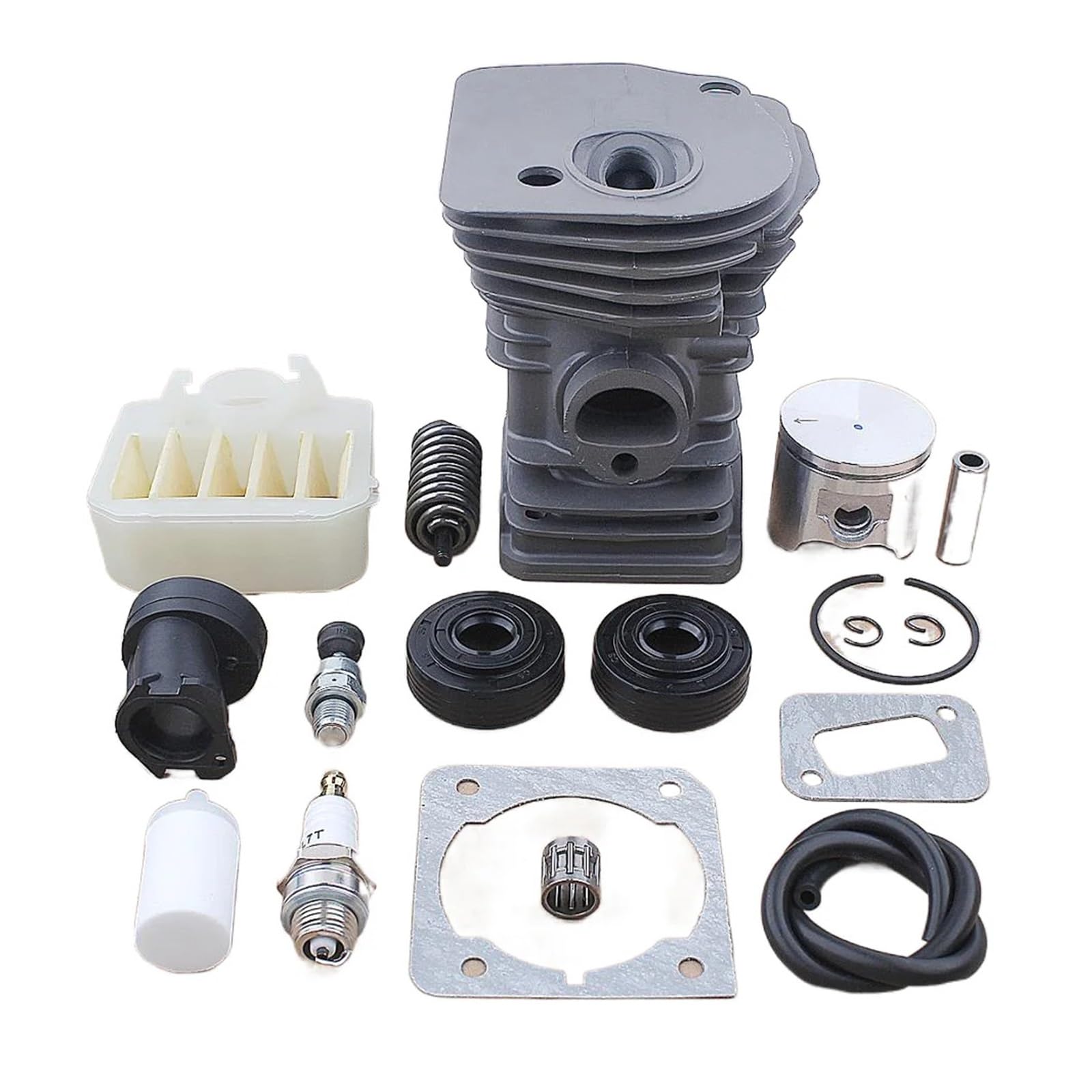 Kit cylindre piston 42mm pour tronçonneuse 340 345 350 évite les pertes de compression