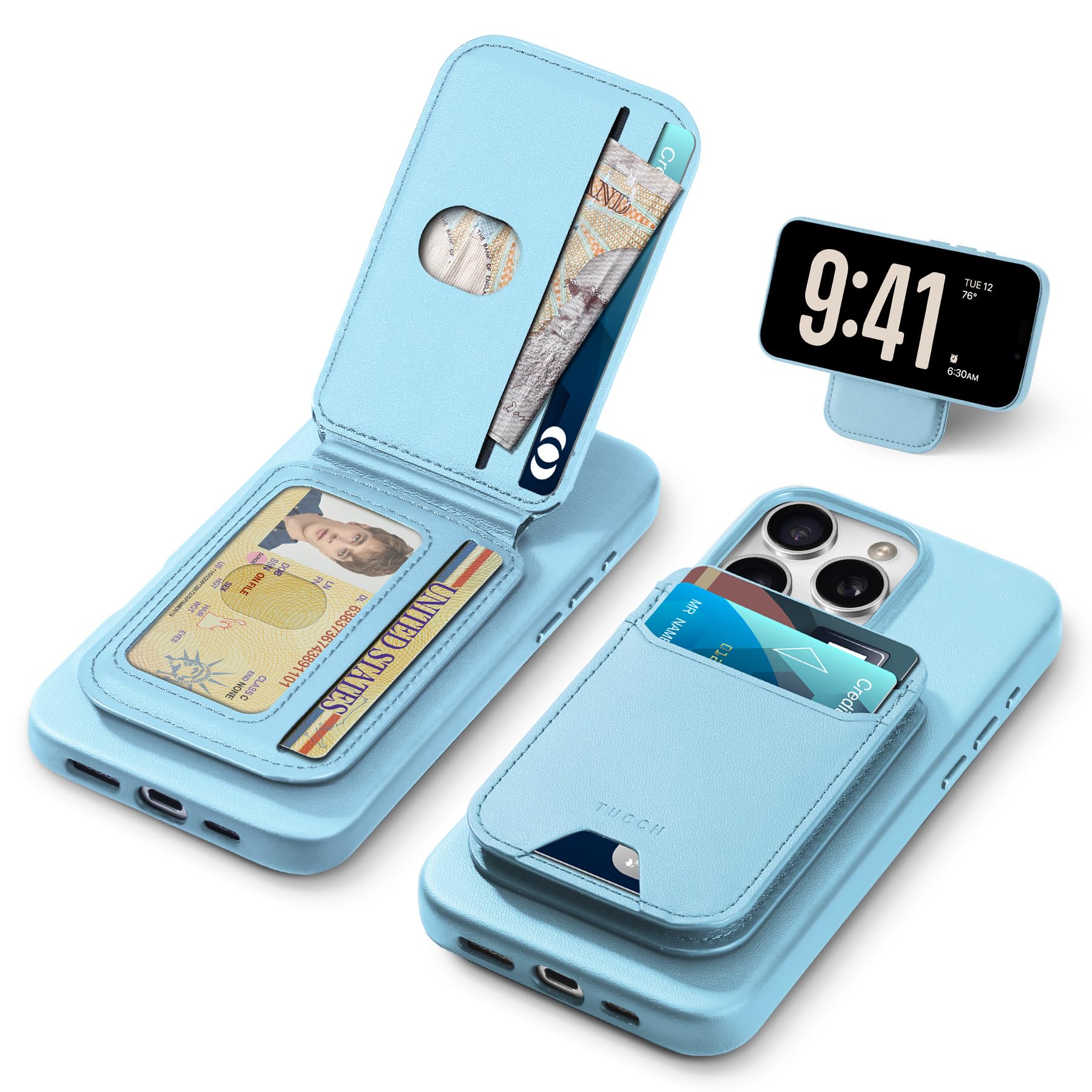 Coque iPhone 16 Pro Max détachable 2-en-1 et blocage RFID pour sécuriser vos données