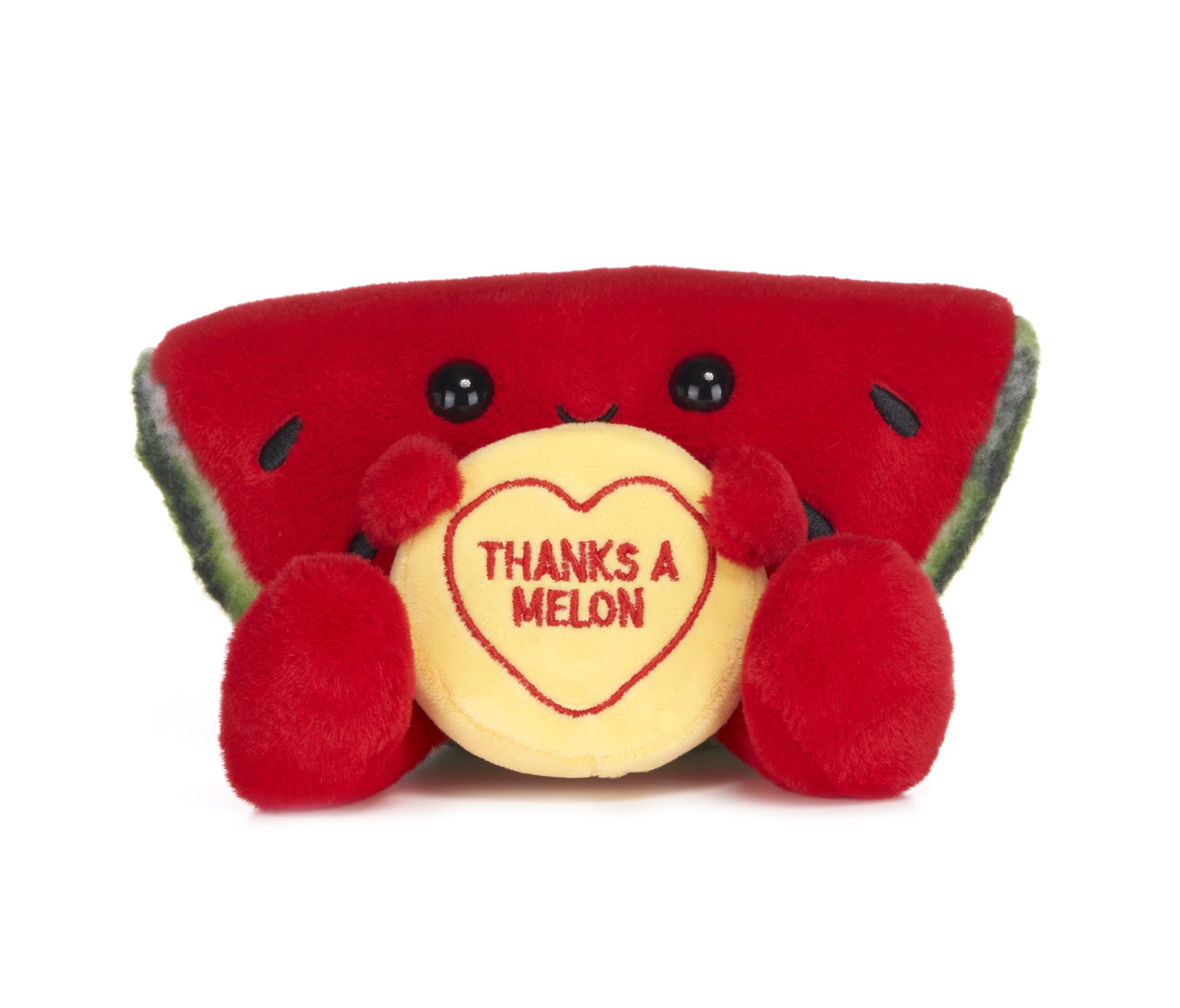 Swizzles Love Hearts 7" / 18cm Watermelon "Thanks A Melon" Soft Plush Toy