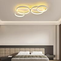KUKAK LED Mennyezeti Lámpa Gyűrű Alakú Dimmelhető Távirányítóval 4 Izzó 60W 7