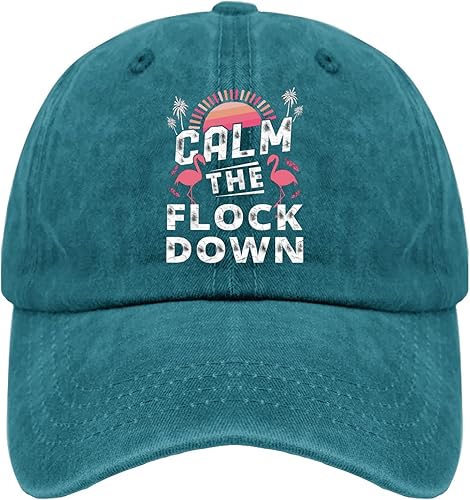 Gorras de béisbol Calm The Flock Down Dad Hat, gorras de béisbol gráficas para mujer