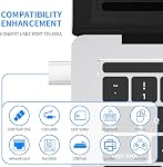 USB C to USB Adapter Type C to USB Adapter 3.0 Type C Male to USB Female USB C Female to USB Male Adapter OTG for MacBook Projector Chargers [4 Pack]