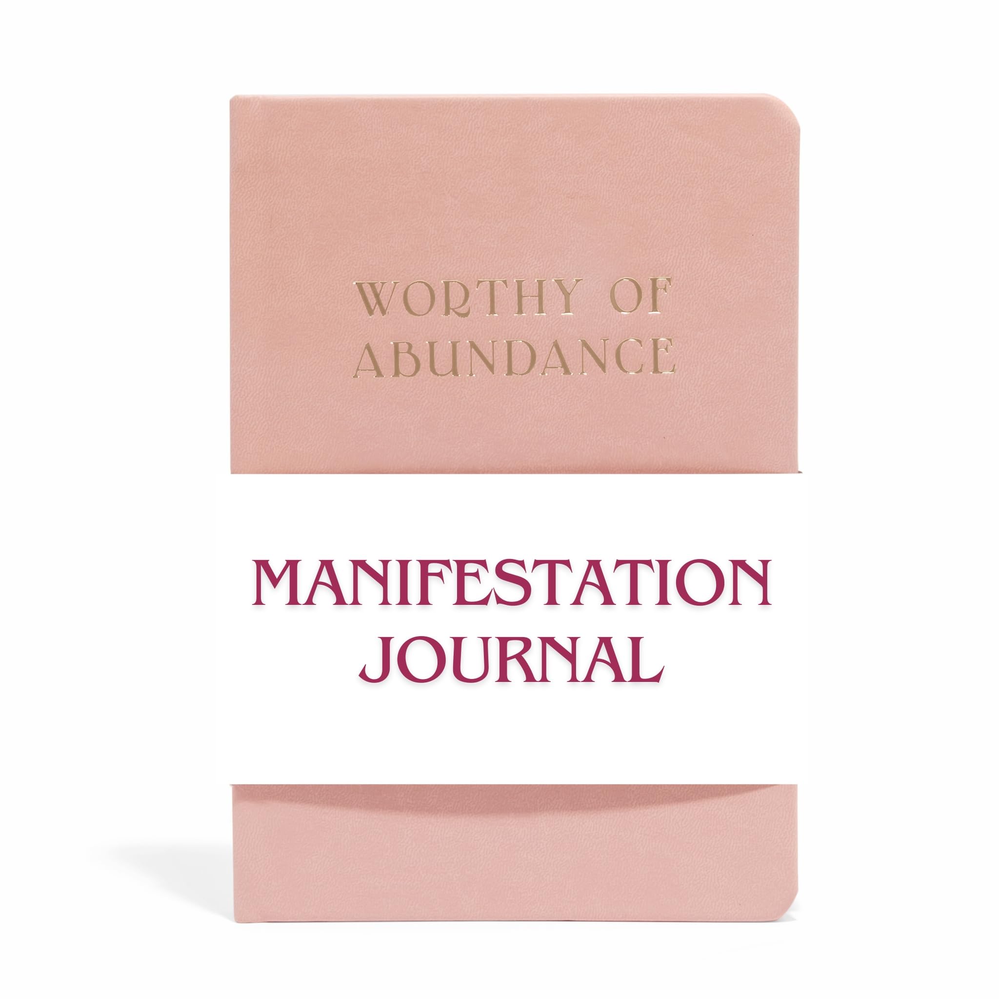 Manifestation Journal - Worthy of Abundance - Manifest Rich Life, Develop Millionaire Money Mindset - Daily Guided Gratitude Luxury Miracle Planner