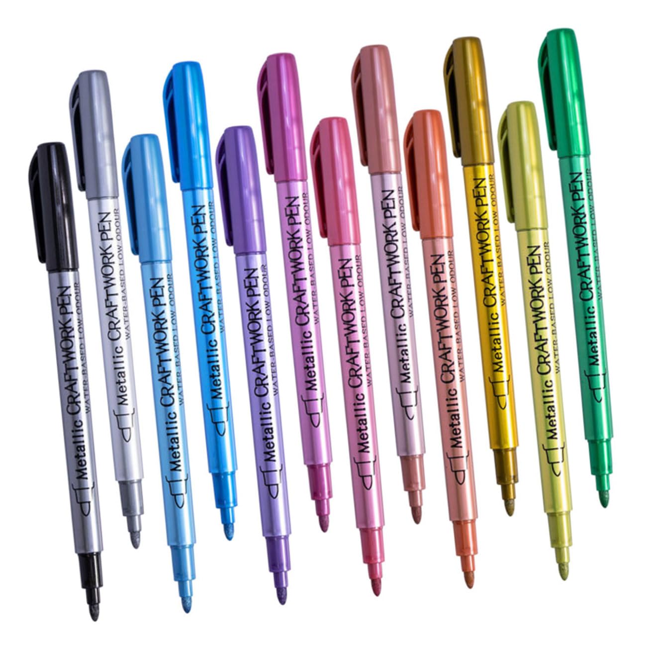 3 Set Di Pennarelli Per Pittura Set Di 12 Pennarelli Colorati Con Punta in Metallo Pennarelli Con Sigillo Di Cera Per Progetti Artistici Di Verniciatura Di Pneumatici 12 Pezzi * 3