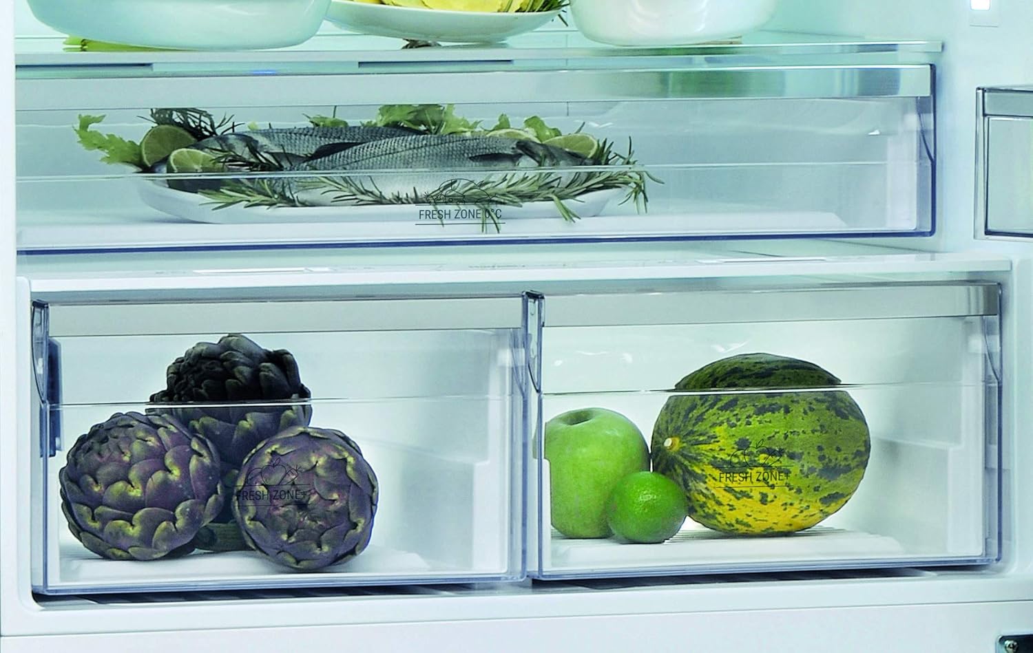 Hotpoint HA84BE 72 XO3 2, Frigorifero combinato no frost a Libera installazione, E, 558L [Classe di efficienza energetica A]