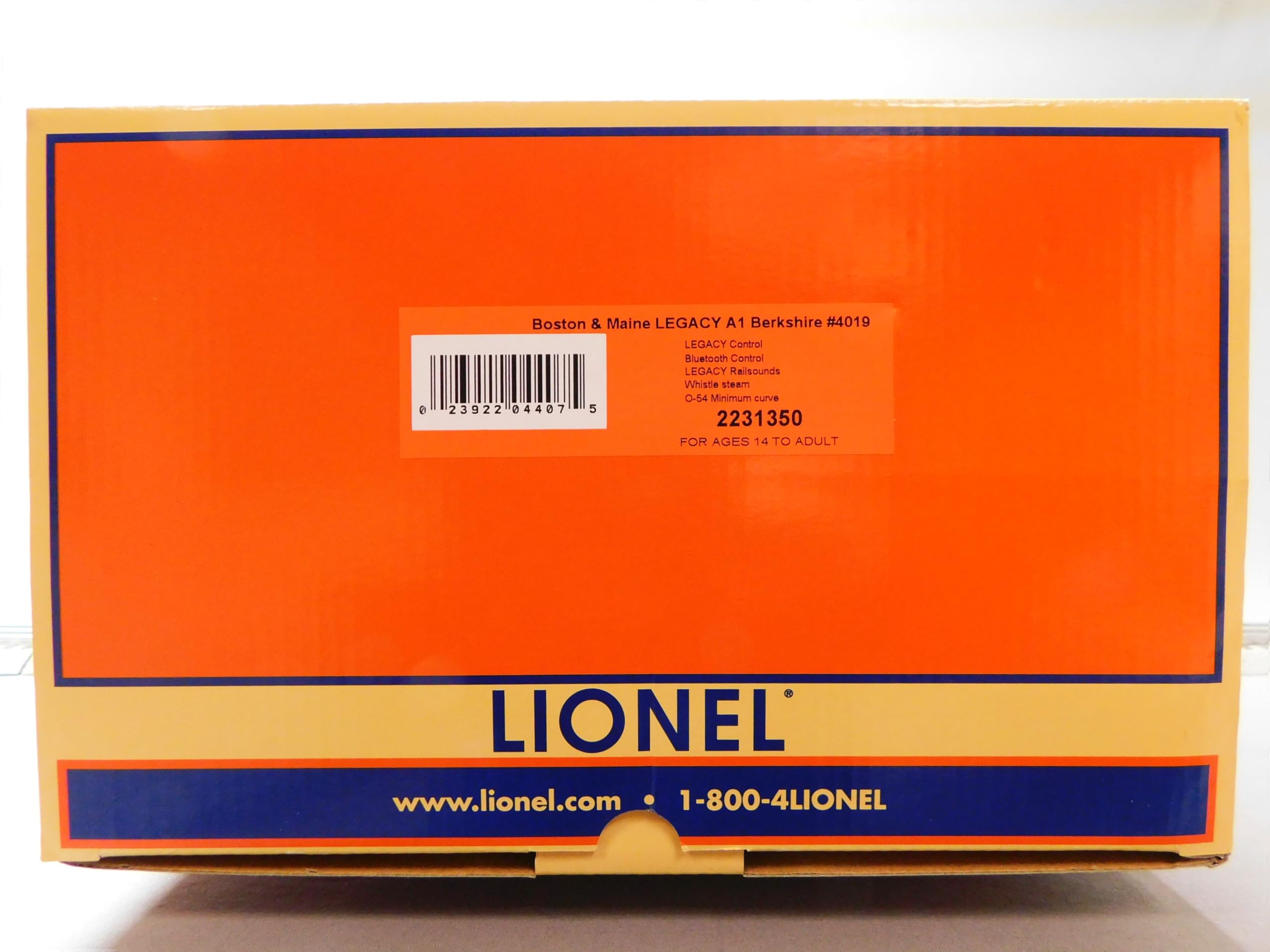 Lionel BTO Boston & Maine Legacy A1 Berkshire 2-8-4 STEAM Engine O Gauge 2231350