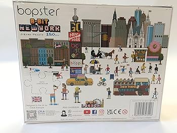 Amazon | Bopster 8-Bit Pixel Jigsaw Puzzle New York