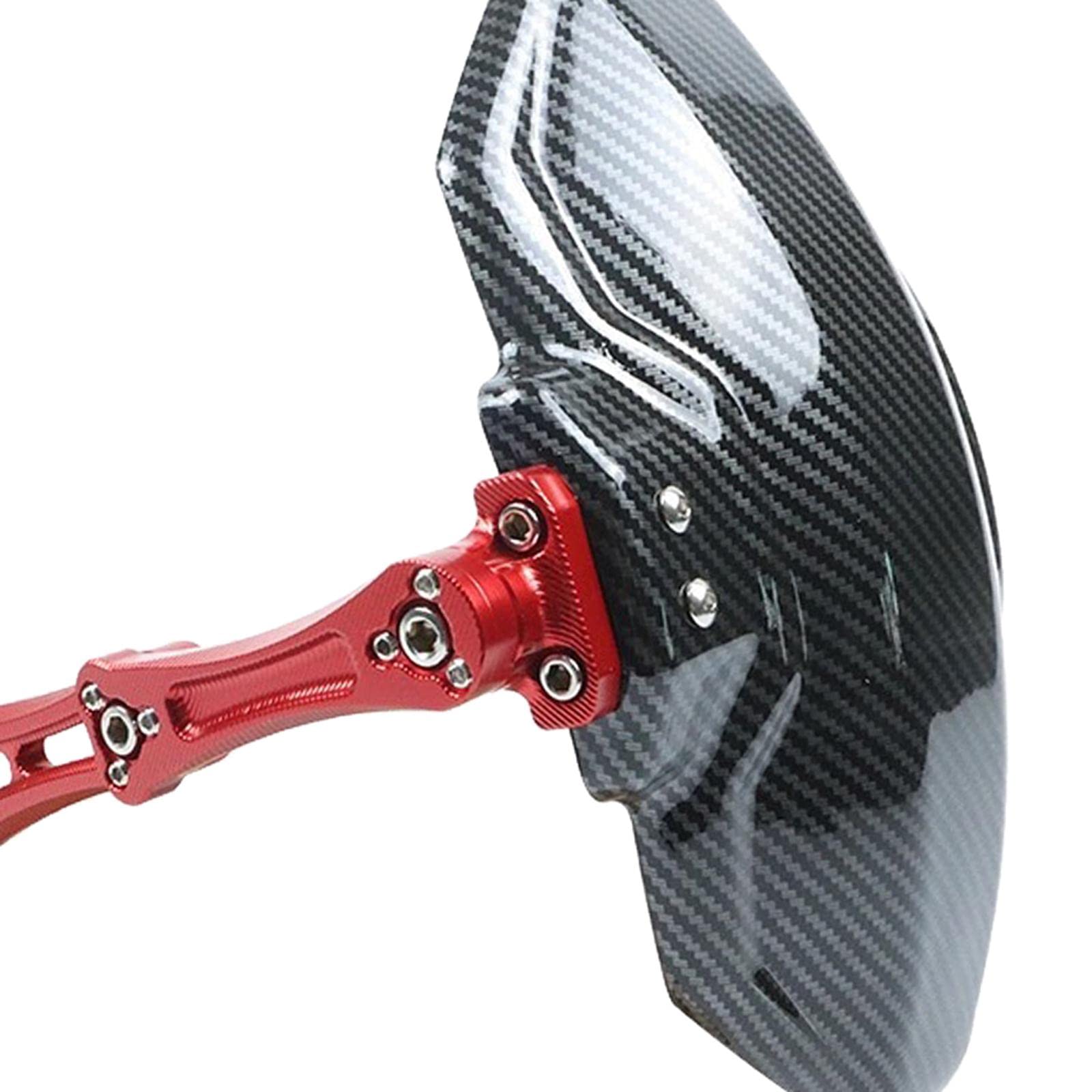 Amagogo Eletric Bike Schutzblech Hinterrad Spritzschutz Kotflügel Aluminiumlegierung Universal Zubehör Verhindert Verschmutzungen für Pendler Ausflüge Alltag