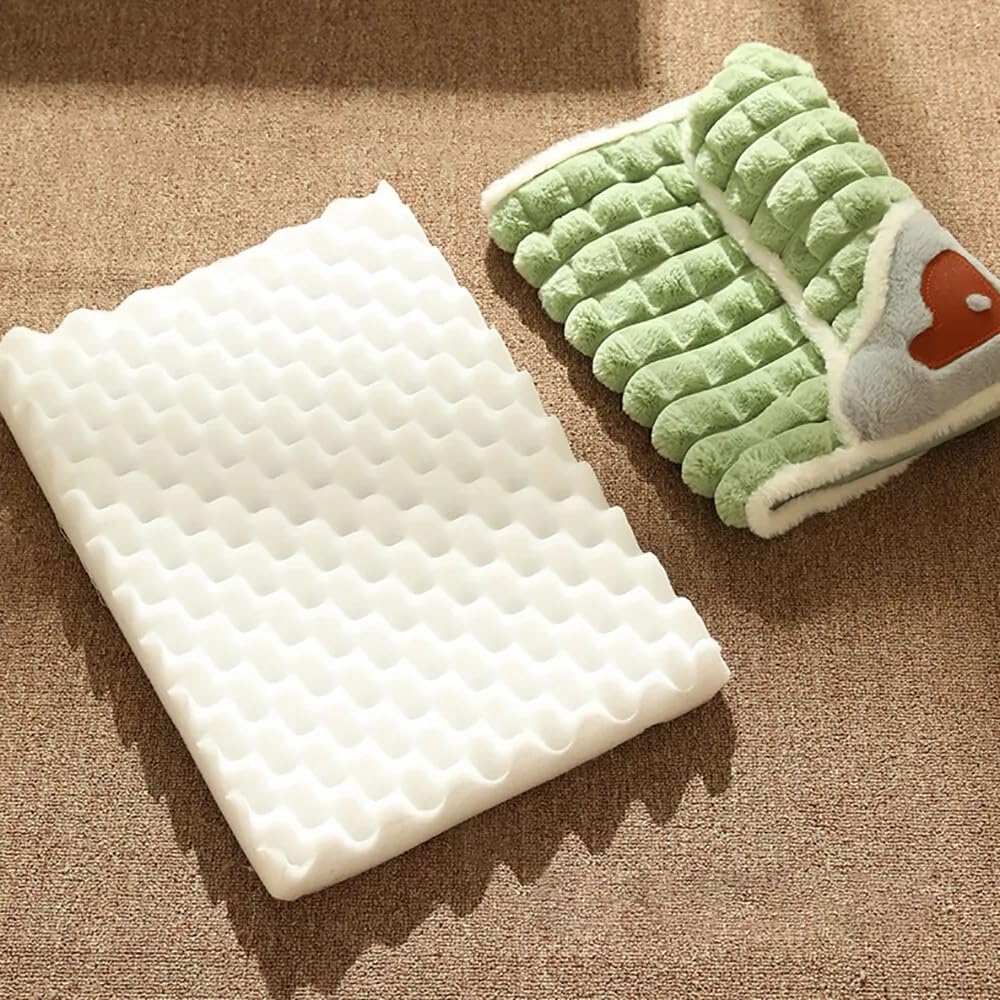 MDICNYV Orthopädisches Hundebett 60x45cm - Waschbar Mit Hohem Rand Für Kleine Hunde