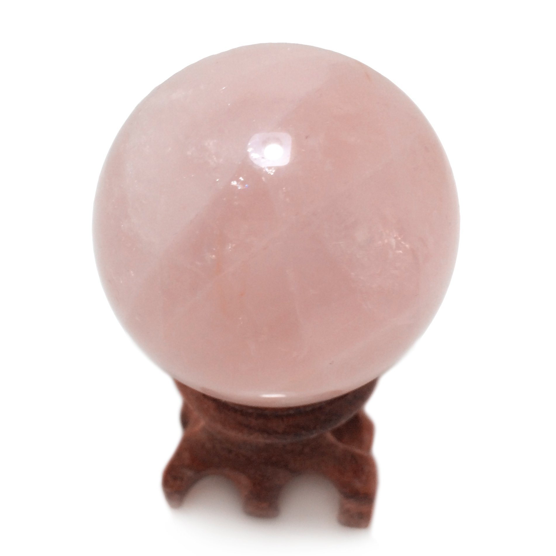 Amazon.co.jp: Polar Jade ローズクォーツ丸玉 開運 幸運 占い