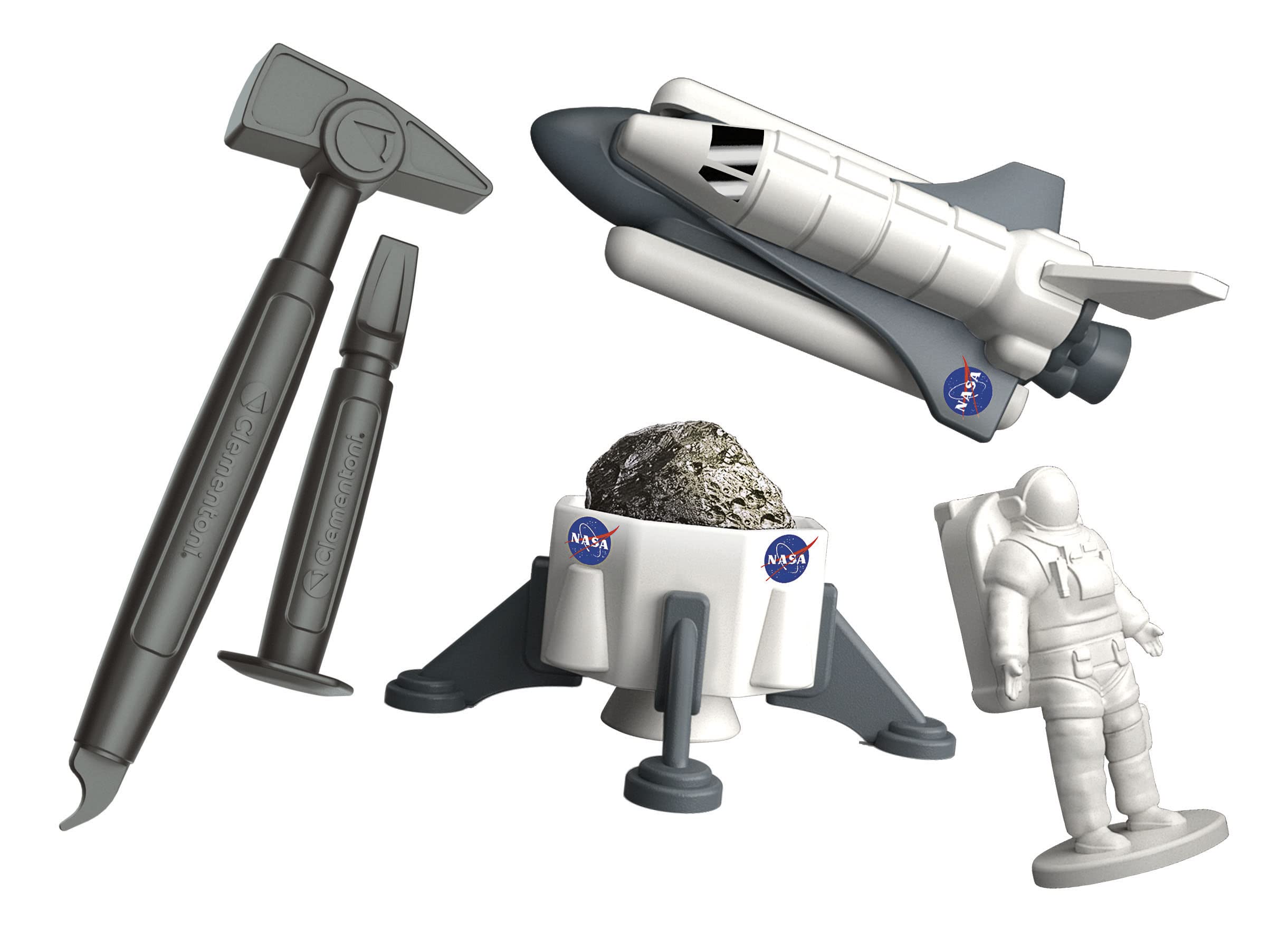 Clementoni Science & Game - Kit d'expériences de démarrage de la NASA, 8 Ans et Plus - 56056