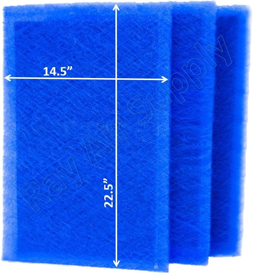 RAYAIR SUPPLY 16x25 Replacement Filter Pads Compatible with Pristine Air Cleaner Refills (3 pk)