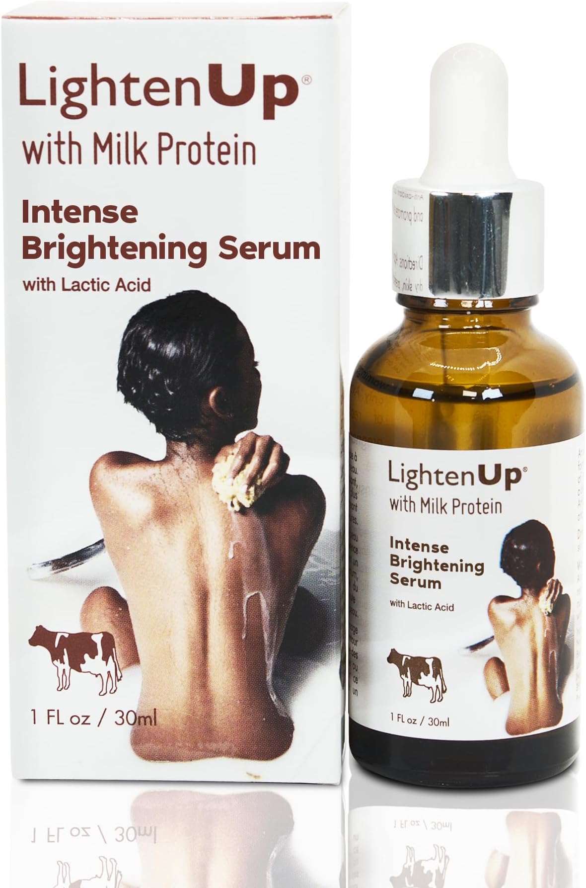 Lighten-Up Lactic Acid Serum - 1 fl oz / 30 ml - Skin Brightening, AHA Serum, Helps to Even Out Skin Tone