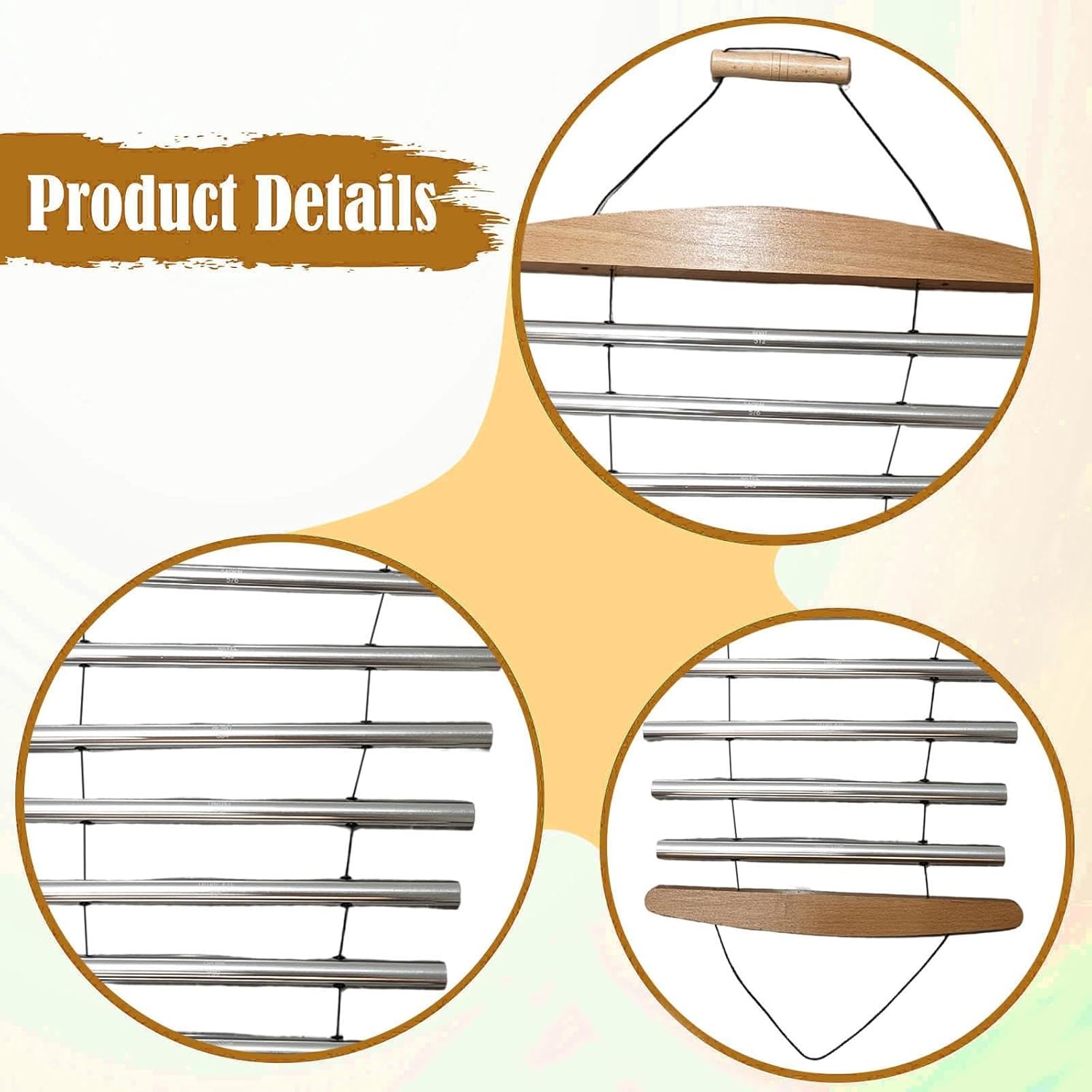 【Hellery】Ｈｅｌｌｅｒｙ 瞑想チャイム、マレット付き、楽器、管状チャイム瞑想ボウルサウンド、リラックスサウンドオフィスヨガ, M★送料込