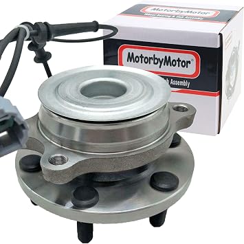 MotorbyMotor 515064 Front Wheel Bearing and Hub Assembly 2WD with 6 Lugs Fit for Nissan Frontier Pathfinder Xterra, Suzuki Equator Low-Runout OE Directly Replacement Hub Bearing 2WD RWD, w/ABS
