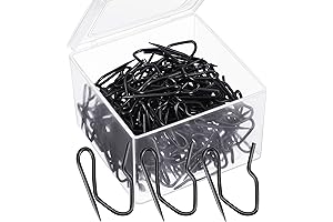 58 Pack Metal Curtain Hooks: Exceptional Drapery Pin-Ons for Seamless Window, Door,...