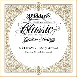 Corda Avulsa Para Violão Nylon 7A DÓ C D'Addario Pro-Arté Nylon Core NYL056W