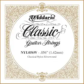 Corda Avulsa Para Violão Nylon 7A DÓ C D'Addario Pro-Arté Nylon Core NYL056W