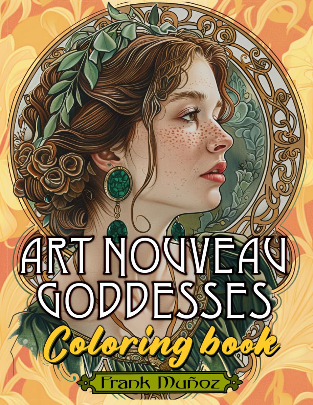 Art Nouveau GODDESSES - Coloring Book