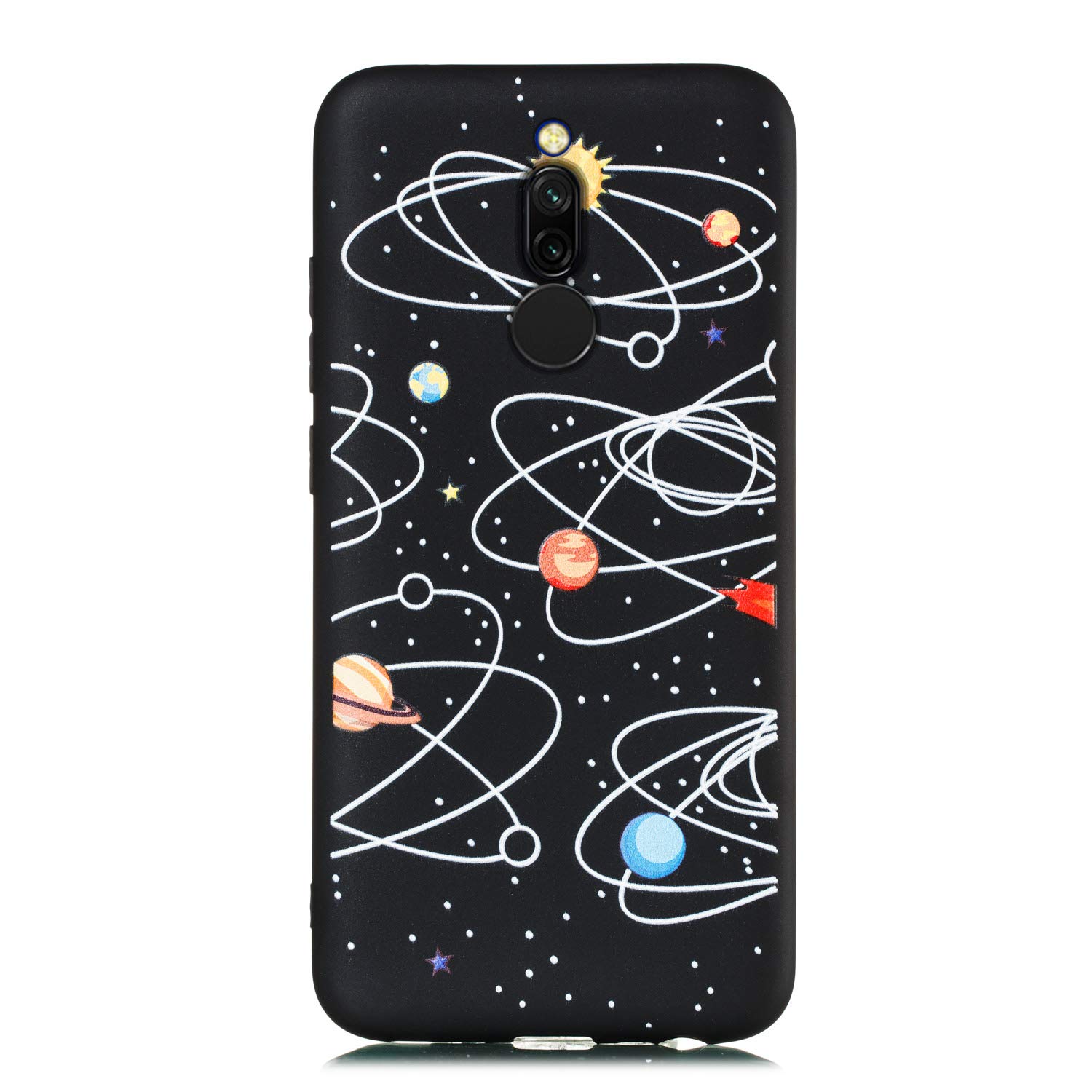 HopMore Silicone Cover per Xiaomi Mi 8 Lite Disegni 3D Panda Unicorno Divertenti Bella Gomma Morbido Custodia Xiaomi Mi 8 Lite Antiurto Protettiva TPU Slim Case Caso Molle - Panda Rosa