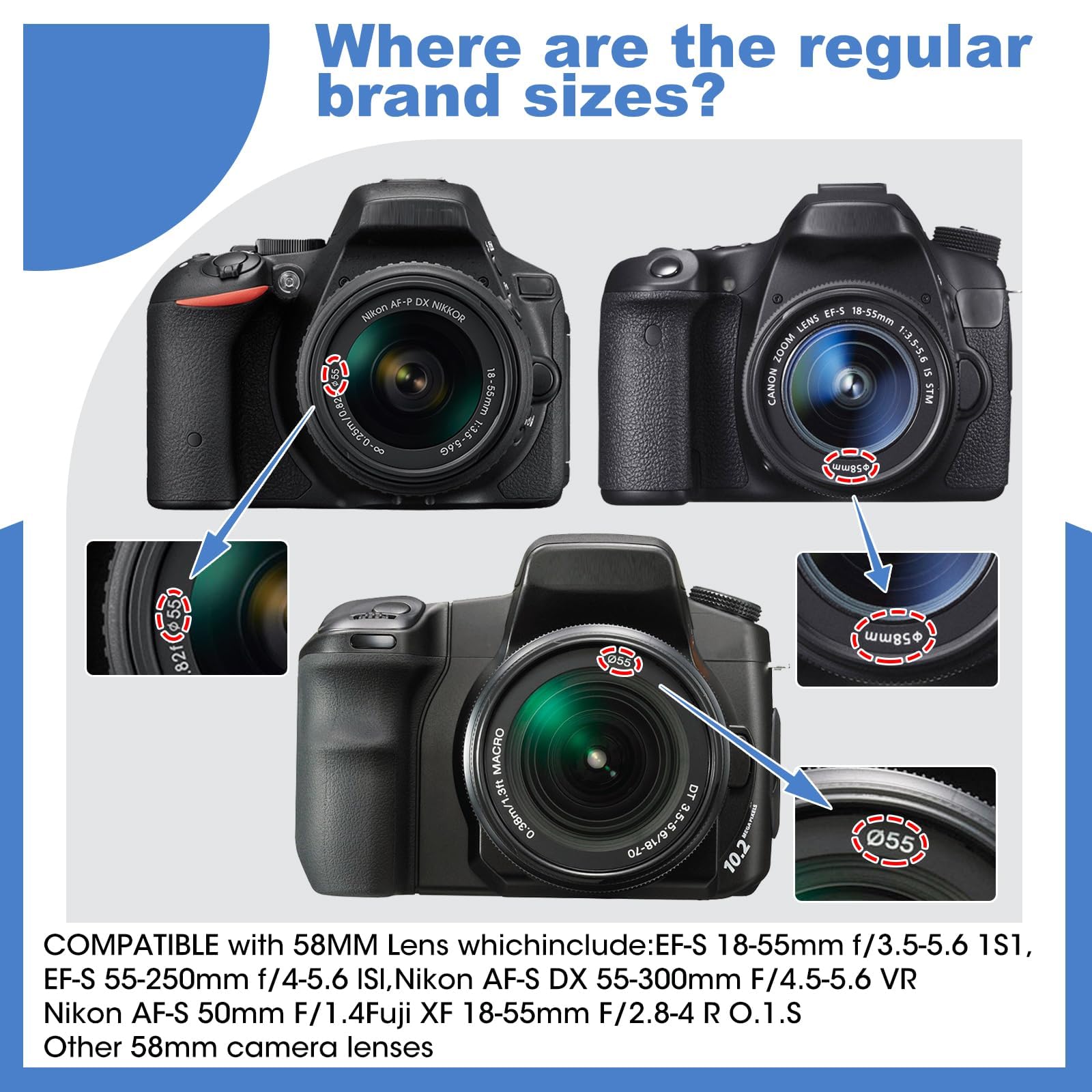 Parasol Universal Con Diseño De Flor De Tulipán De 2.835 In, Con Tapa