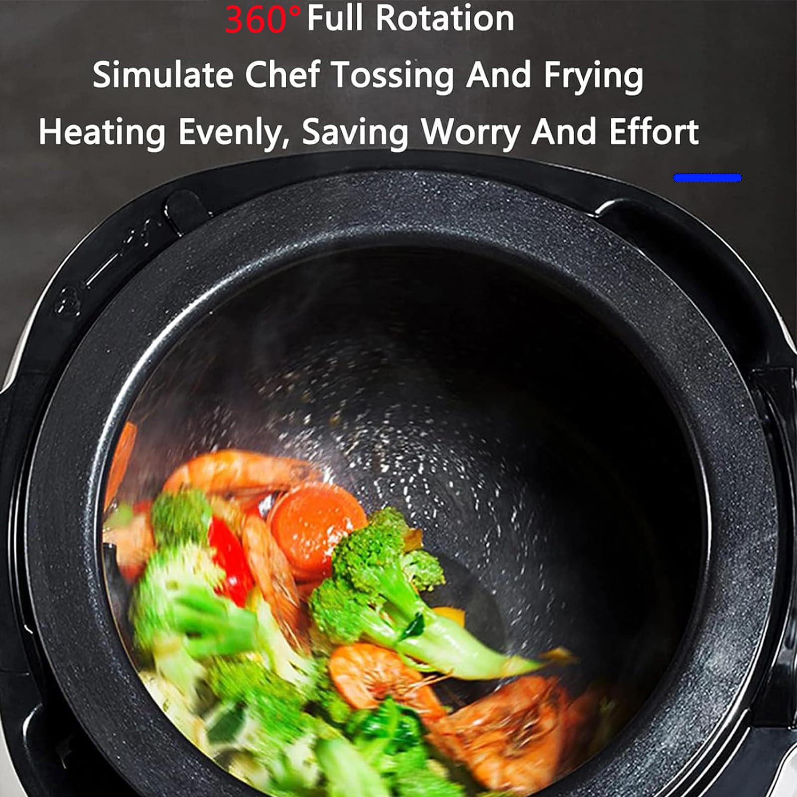 Robot culinaire commercial de cuisson automatique, machine de cuisson de riz paresseuse, rotation à 360 ° et anti-pâte chauffante 3D, pour restaurant à domicile