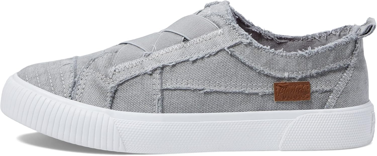 Blowfish Malibu Kids Girls Create-k Sneaker, Fog Gray, 4 Big Kid