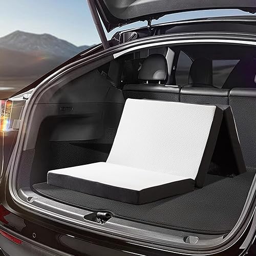 Miniatura 2 de DUMOS Colchoneta de dormir plegable de tres pliegues, alfombrilla de espuma portátil de 3 pulgadas de grosor para aventuras al aire libre,