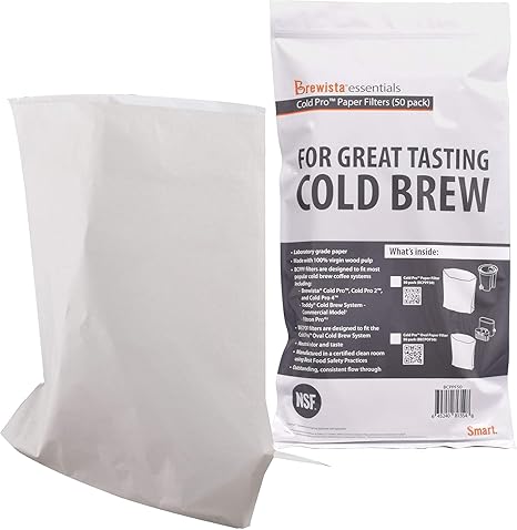 Amazon.com: Brewista Cold Pro - Filtro de papel original (50 unidades) :  Hogar y Cocina