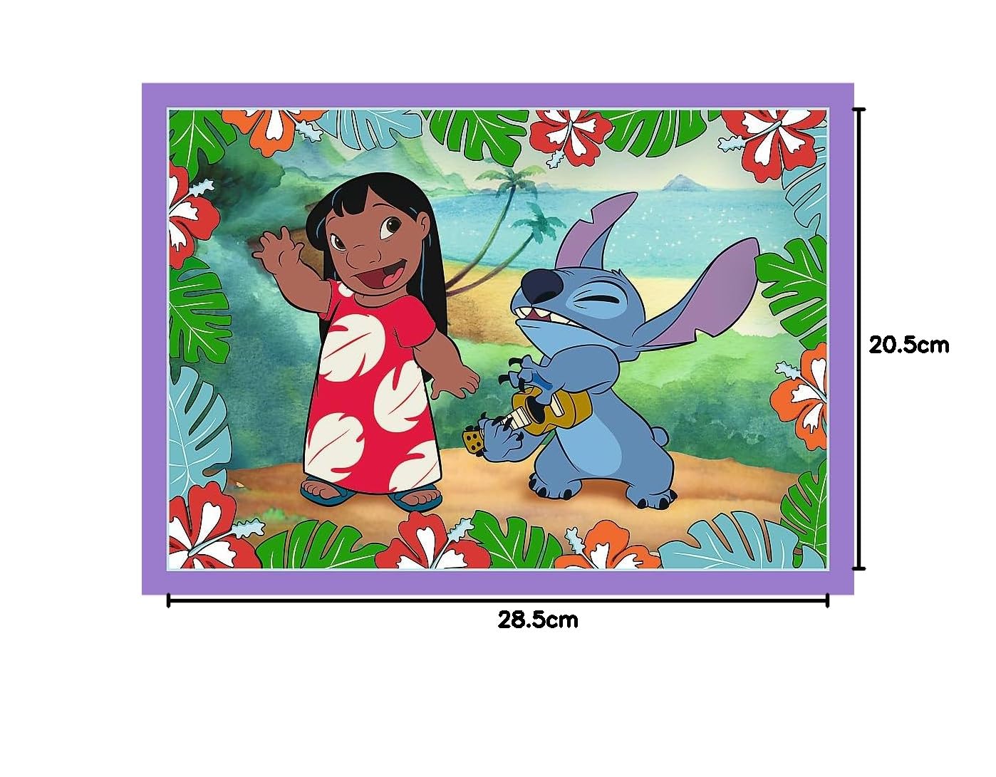 Trefl - Lilo & Stitch, Szalony dzień Lilo & Stitch - Puzzle 4w1, 4 Układanki, od 35 do 70 Elementów - Różny Stopień Trudności, Kolorowe Puzzle z Bohaterami Bajki, Zabawa dla Dzieci od 4 lat