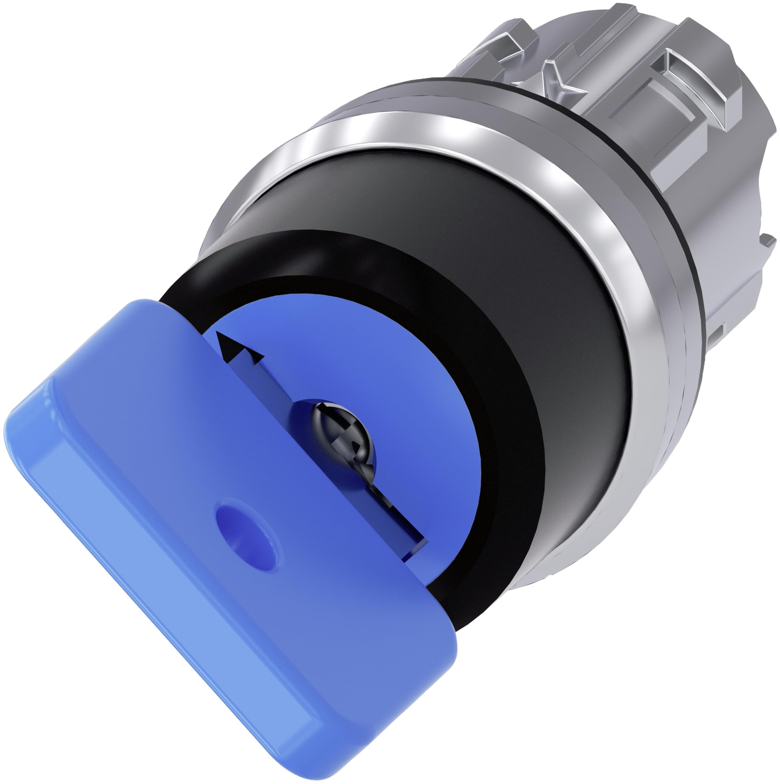 Interrupteur clé OMR 73038 Siemens Sirius bleu o-i 90O unipolaire