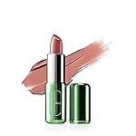 Clinique Pop Longwear Lipstick | Long Lasting, Satin, Matte + Shine, Beige Pop, 1 Count