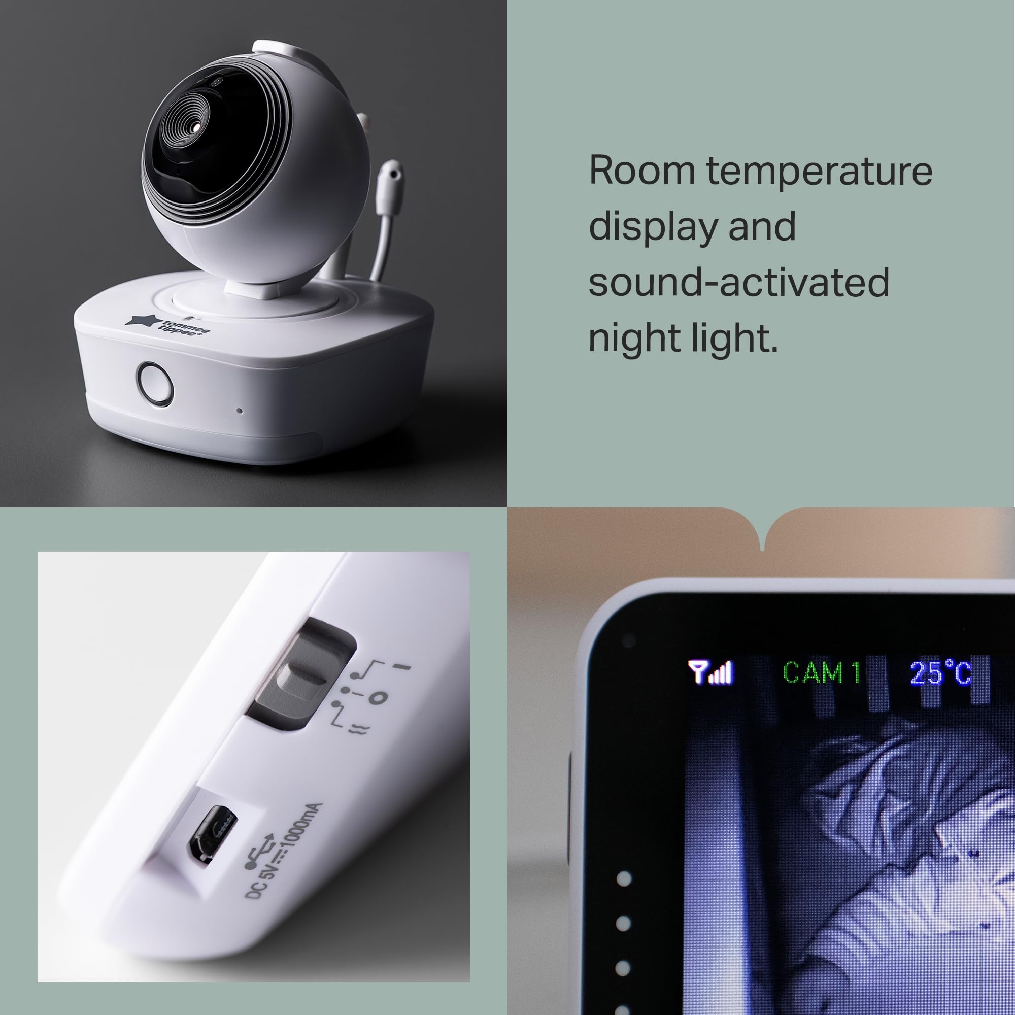 Tommee tippee video sensor baby monitor in CM12 Billericay for £45.00