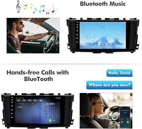 Miniatura 13 de 9 pulgadas Android 10 Doble DIN estéreo para coche para Nissan Altima 2014-2018 IPS pantalla táctil Radio de coche con Carplay y Android Auto